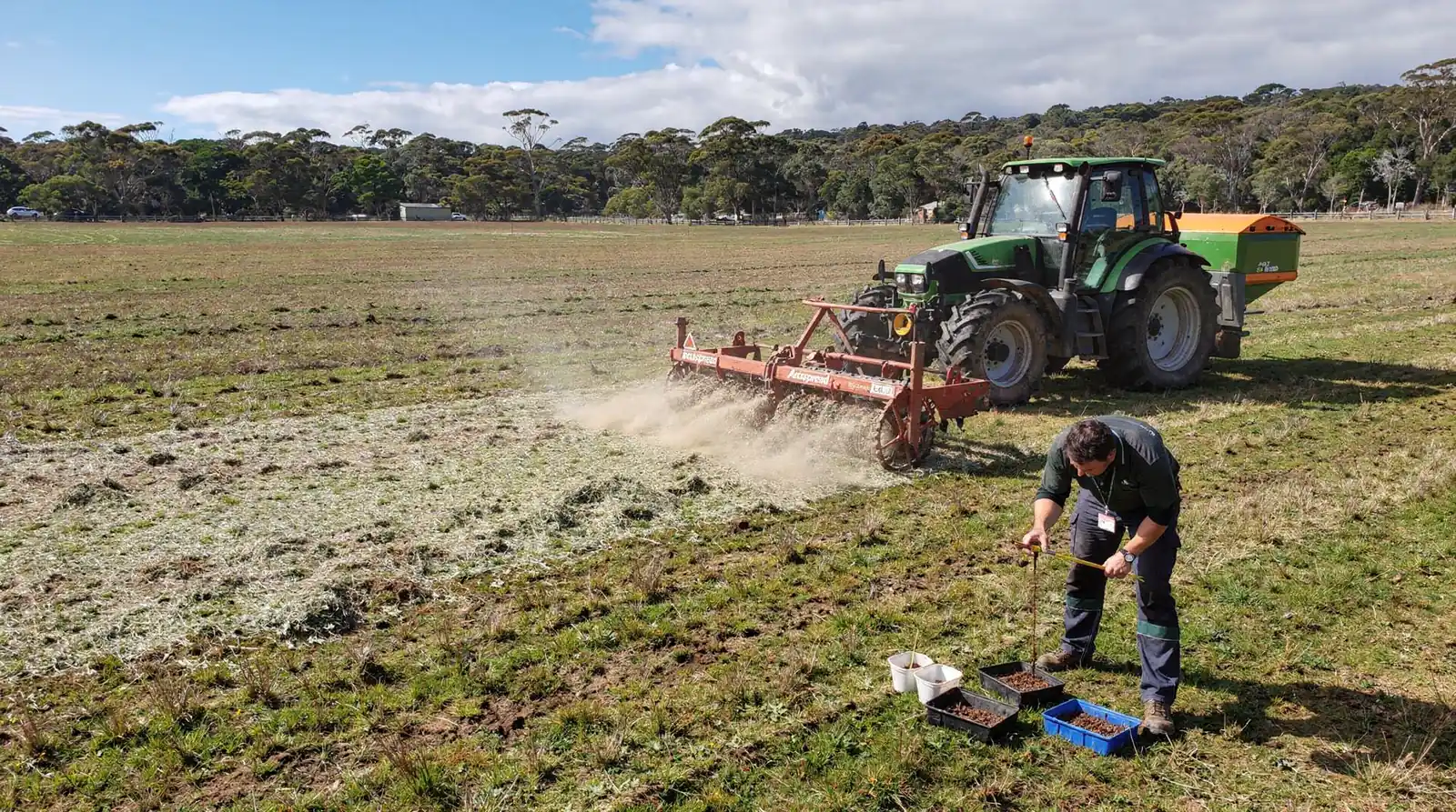 Accuspread-tested spreading equipment ensures accurate nutrient distribution across pastures and cropland.; Collaboration